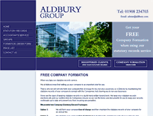 Tablet Screenshot of aldbury.com